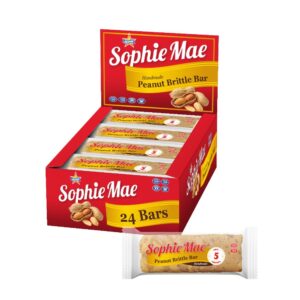 Atkinson's Sophie Mae Peanut Brittle Bar 2.25oz 24ct